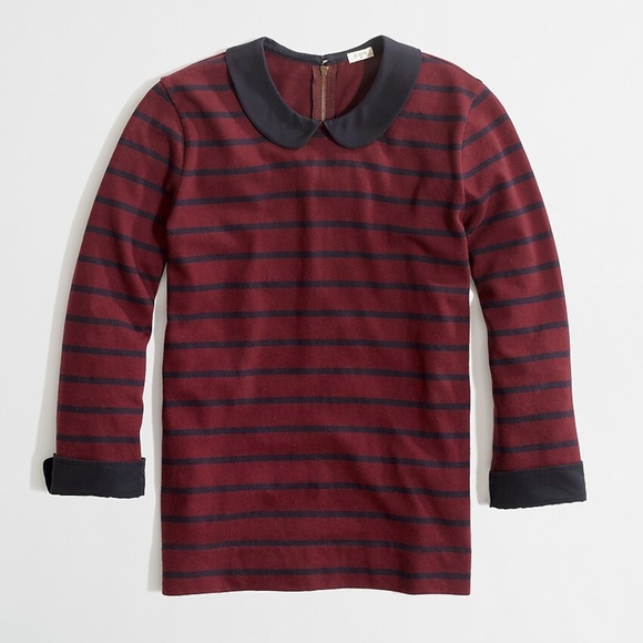 J. Crew Tops - J Crew Peter Pan Collar Blouse